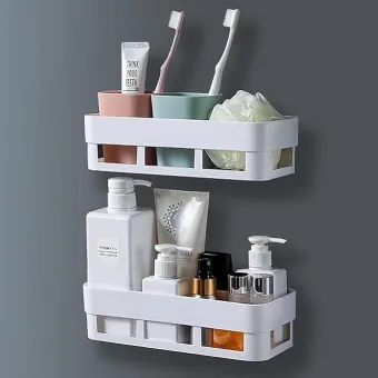 Multipurpose Plastic Shelf Wall Storage Rack